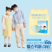 [본사직영] 헬스키퍼 쿨 20매 숨쉬기 편한 패밀리 마스크 여름용, 20개입, 1개, 퍼플