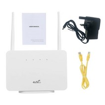 새로운 범용 잠금 해제 4g lte cpe 라우터 모뎀 rj45 lan wan 외부 안테나 wifi 무선 핫스팟 sim 카드 슬롯, 01-uk 플러그