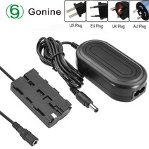 ADAPTER F550 F750 F770 F960 F970 DC 커플러 NP-F 더미 배터리 AC 전원 어댑터 HXR-NX5 HXR-NX100 PXW-Z150 NEX-FS100, 1.미국