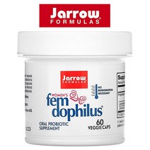 Jarrow Formulas 자로우 펨 도피러스 Fem Dophilus 여성 질 유산균 상온보관 60 베지캡슐 재로우 포뮬러스