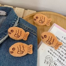 붕어빵 옷핀 귀여운 미니 패션 브로치 가방 악세사리 여자 배지 브롯치 찌 고정 allstarshop*49419251lG