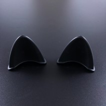 귀여운 오토바이 바이크 스쿠터 헬멧 핼맷 헬맷 하이바 꾸미기 고양이 귀 장식 킥보드 자전거 인라인 스키 보드 야구 악세사리 퀵서비스 인싸 패션 데코 고양이귀 블랙 검정 1p, 그린