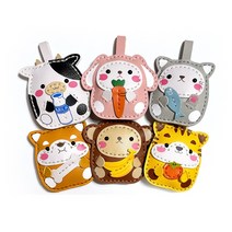 [가죽공예] 애니멀 키링 6종, 멍멍