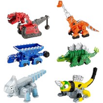 Dinotrux 다이노소어 공룡 트럭 다이캐스트 6팩 번들 장난감 굿즈 인테리어 장식