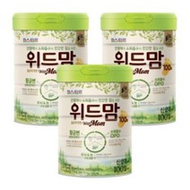 파스퇴르 바른목장 원유 무항생제 위드맘 100일 750g 3캔
