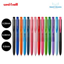미쓰비시 유니볼 시그노 노크식 RT1 UMN-155, 0.28 그린