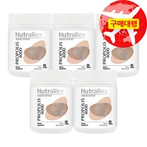 뉴트라렉스 프로폴리스 4000mg 200캡슐, 5개