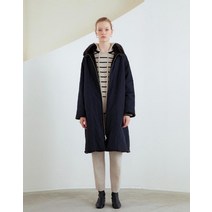 21FW 블랙 단색 밍크 양면코트 DLCO1DY61BK