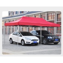 차량용그늘막 야외 간이주차장 행사용 조립식 캐노피 캠핑 차박 차고 주차천막 전원주택 창고 파라솔, 3*4 두껍게 보강된 강재(색상 비고)