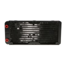 240mm 알루미늄 교환기 컴퓨터 방열기 물 냉각 냉각기 체계 팬, 설명, 블랙