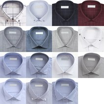 남성용 일반핏 빅사이즈 (95~120) 패턴 긴팔 와이셔츠 15종