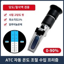 비파괴 당도 측정기 사과 복숭아 과일 당도계 단맛 시험기 고정밀 굴절식 디지털, B.저울 당도계 0~90%(시럽고당도 모델), 1개