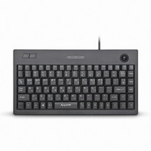 유선 트랙볼 미니키보드 ATK-100 블랙 USB 키스킨포함, ATK-100 USB