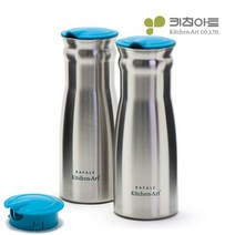 1+1 키친아트 스텐 물병 1.0L 업소용 식당 냉장고 물통, 1