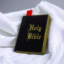 금명 납골당 추모장식 미니어쳐 성경책 holybible 미니 성경 봉안당 꾸미기 추모 기억 성묘 존경 추석 설날 기독교 천주교 카톨릭 독실한, 블랙
