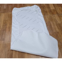 (싸개형) 입원실용 병원침대커버 매트리스커버 - 0412 백색 화이트 / (맞춤제작)