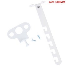 왼쪽 108mm 창 리미터 래치 위치 스토퍼 여닫이 창 바람 브레이스 홈 보안 도어 및 새시 잠금 안전 보호