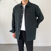 남자 사계절 포켓 포인트 구김방지 오버핏 셔츠 남방(11COLOR)