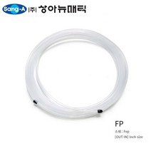 테프론튜브 미터 타입 FP 04-020 FP 06-040 FP 08-060 FP 10-080 FP 12-100 FP 16-140 20M 투명 상아뉴매틱