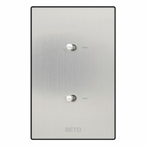 베토 모던 토글 스위치 2구 미러실버 베코, 1