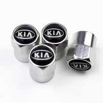 자동차 볼트 너트 새로운 4PCS 자동 휠 타이어 밸브 스템 캡 커버 기아 Cerato Sportage R K2 K3 K5 리오 3, 01 For KIA Silver