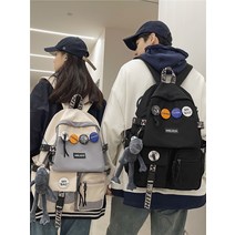 남여 백팩 투포켓 중 고등 대학생 방수 가방