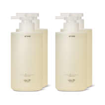 아르베 약산성 탈모 샴푸 - 릴렉스 45 약건성 샴푸 500g, 4개, 490ml