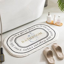 레드캣 도톰한 레트로 프린팅 러그 발매트 7type, B타입