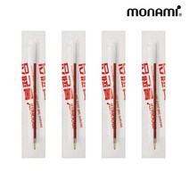 모나미 153 영심 리필 0.7mm 12입, 레드, 6세트