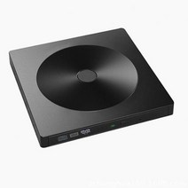 외장dvd플레이어 USB 3.0/c타입 슬림 외장 DVD RW CD 라이터 드라이브 버너 리더 플레이어 광학 노트북 및 pc용, [01] Black