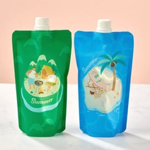 띵파우치 지퍼 투명 스파우트 파우치 음료팩 주스용기 150ml 200ml 300ml, 40매