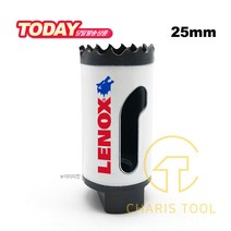 레녹스 바이메탈 홀쏘 25mm (3001616L) 홀커터 홀컷터 홀캇타 목공용 철공용 T3홀쏘 LENOX USA 카리스툴, 1개