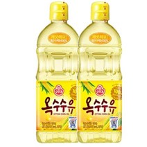 오뚜기 옥수수유 100%옥수수씨눈 부침 튀김 요리유 1.5L, 2개