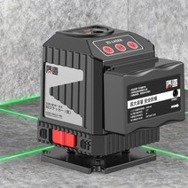 레이저 레벨기 3D 8선 12선 그린 라이트 거리 측정기 수평기 수평계 삼각대 회전 벽걸이, 8라인(배터리2개)+삼각대