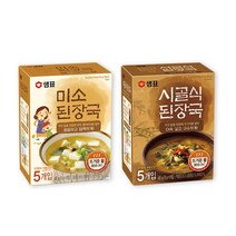 샘표 미소된장국 8g X 5개입 + 시골식된장국 8g X 5개입