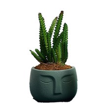 3D 얼굴 시멘트 재떨이 금형 DIY 콘크리트 화분 만들기 도구 실리콘 꽃 냄비 수지 공예 캔들 홀더 메이커, 한개옵션0