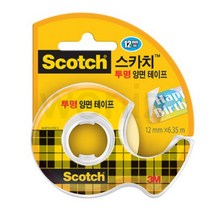 스카치 투명 양면 테이프 디스펜서 136, 6개