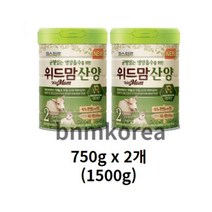 위드맘 산양 분유 2단계, 750g, 4개