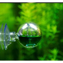 co2 fish tank diffuse glass drop checker for co2 monitor glass drop checker ph long term indicator m, 둥근 공, 1개