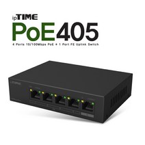 ipTIME PoE405 스위칭 허브 스위치 4포트PoE 1포트LAN