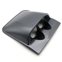 유면계 유량계 드래곤 게이지 2 "52mm 부스트/수온/오일 온도/오일 압력/타코미터/볼트/공기 연료 비, Dual in carbon