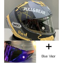 쇼웨이 헬멧 쇼에이 바이크 홍진 클래식 오토바이 새로운 SHOEI X-14 헬멧 Marquez 골드 모토 크로스 레, 03 5 helmet