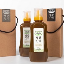 지리산 무농약 생강청 생강원액스틱 생강즙원액 520g, 생강가루분말100g