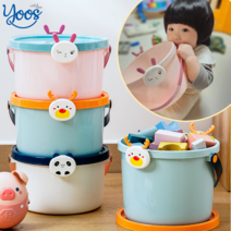 [1+1] 유스몰 아기 장난감정리함 바구니 레고 토이박스, 토끼(1+1)