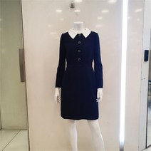 린 NC13 카라넥 버튼 포인트 원피스 LGOPLB9600