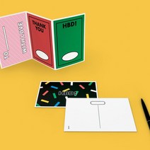 생일 종이제작 용종이 PDW4E89B3 디자인 한국 일러스트 꾸미기 감사 꽃그림 안내제작 글귀 카드 예쁜 폰트 사진, 메시지+패턴