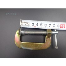 G클램프 F클램프 D클램프 C형 목공클램프 고정클램프 연삭공구 단조강 로커클램프 목공공구 g클램프, 아연도금강판2인치(최대클램핑50Mm)