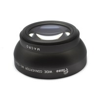 venes 52mm 0.45x 초광각 렌즈 w canon nikon pentax 검정, 소니