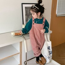 베이비맥스 베이비맥스 딸기우유 코듀로이 멜빵 팬츠 R6986 (P002260043)