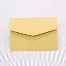 미니 골드 감사합니다 선물 인사말 카드 발렌타인 데이 생일 크리스마스 파티 결혼식 초대장 편지 49pcs, [06] Mini brown envelope
